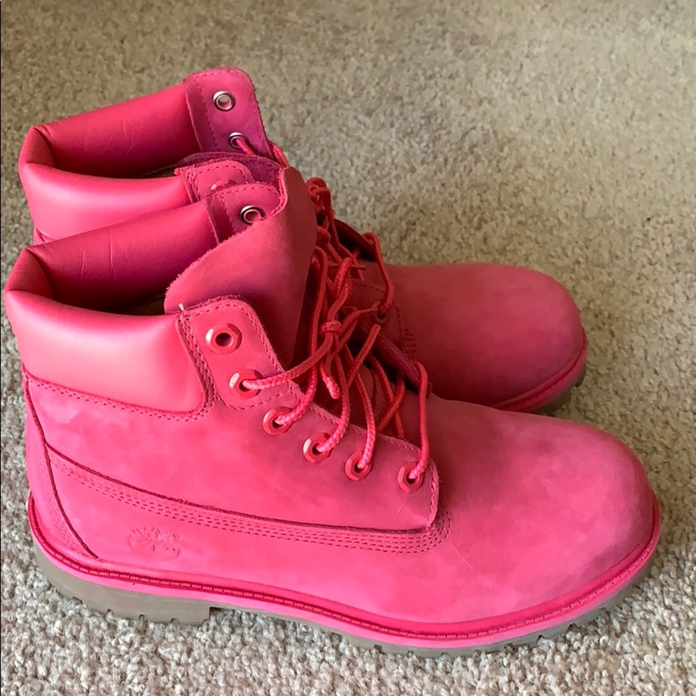 Pink timberlands